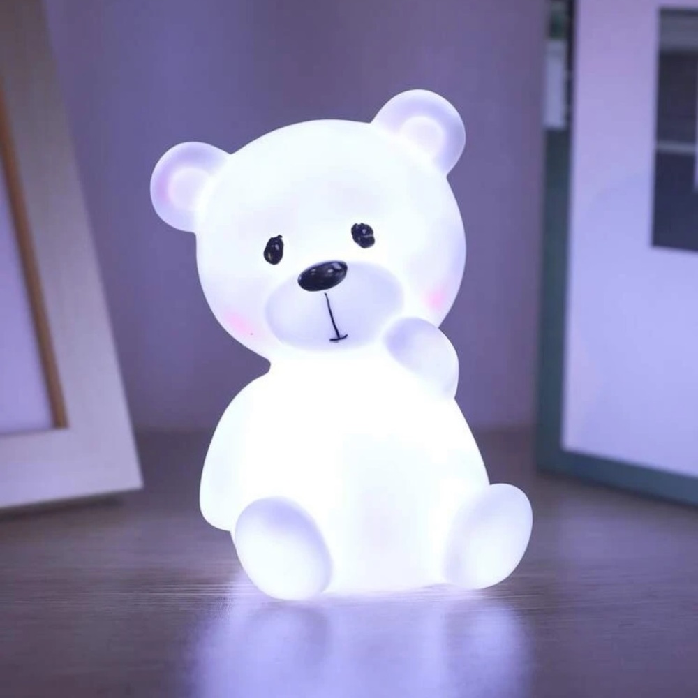 Night light bear shaped 5”x3”
